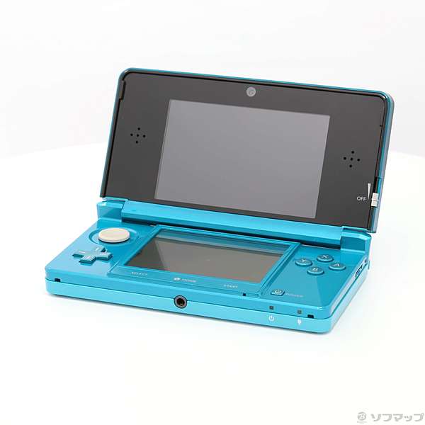 3dsNintendo ニンテンドー3DS アクアブルー 美品 任天堂 ゲーム機