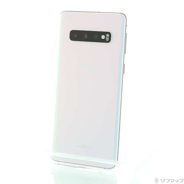 中古】GALAXY S10 128GB プリズムホワイト SCV41 auロック解除SIM