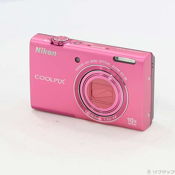 ニコンNikon デジタルカメラ COOLPIX S6200 チェリーピンク - デジタル 