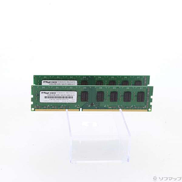 中古 デスクpcメモリ 240p Ddr3 8gb 2枚組 Pc3 Ddr3 1600 リコレ ソフマップの中古通販サイト