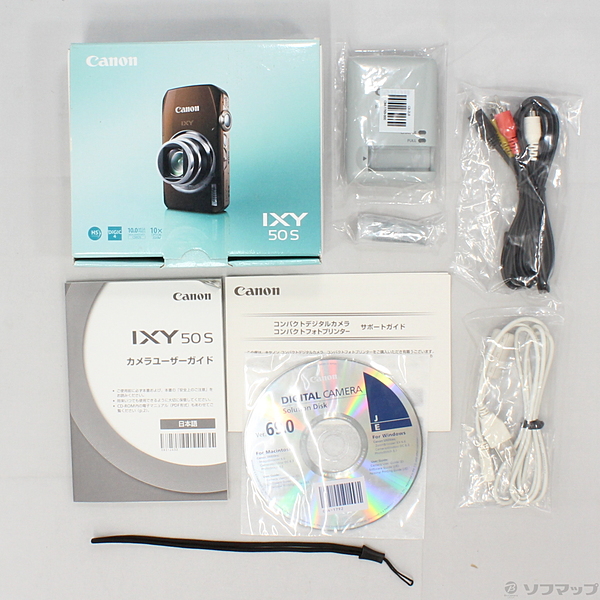 中古】IXY 50S (BW) (1000万画素／10倍／ブラウン／SDXC