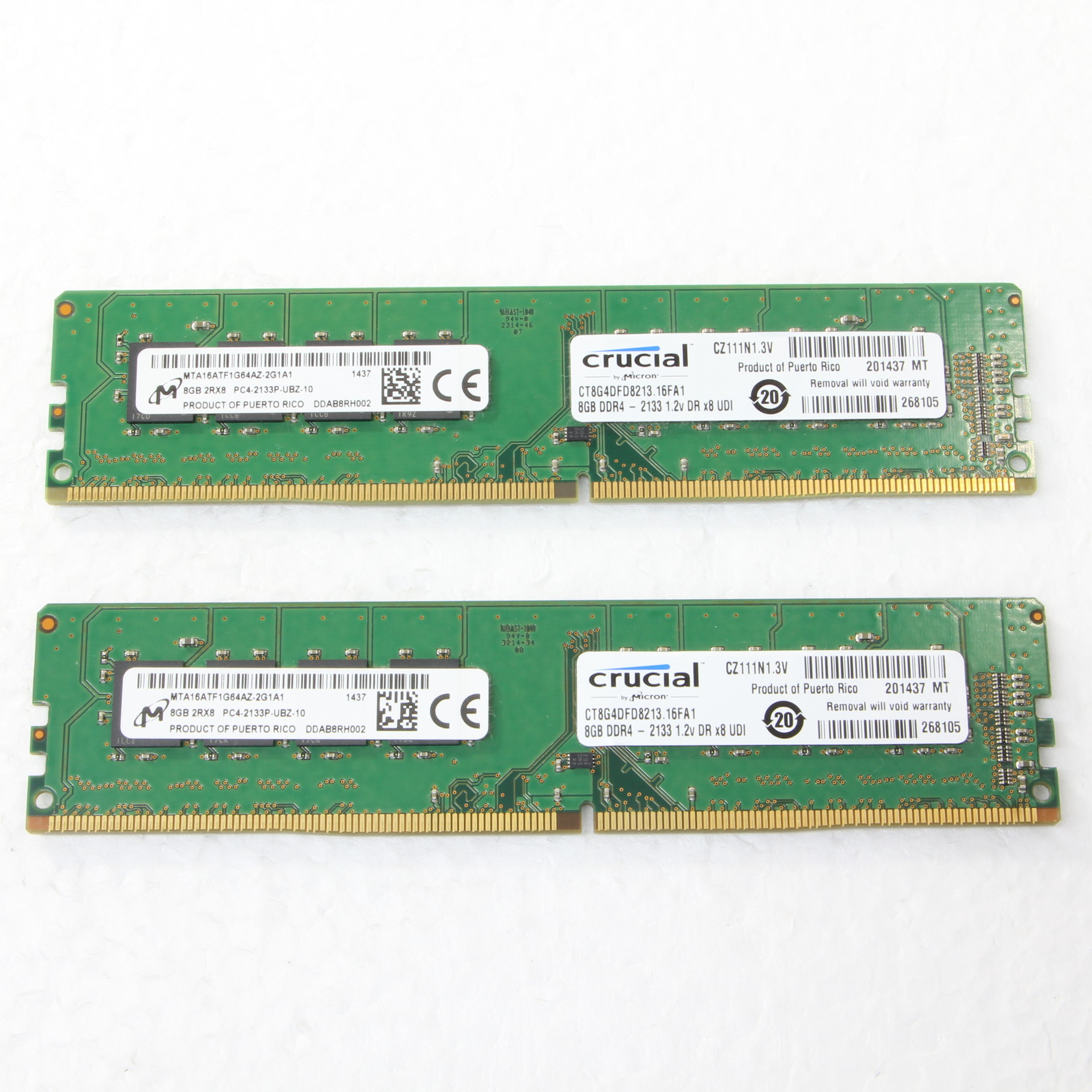 中古】288P DDR4 PC4-17000 DDR4-2133 16GB 8GB×2枚組 [2133026403970 ...