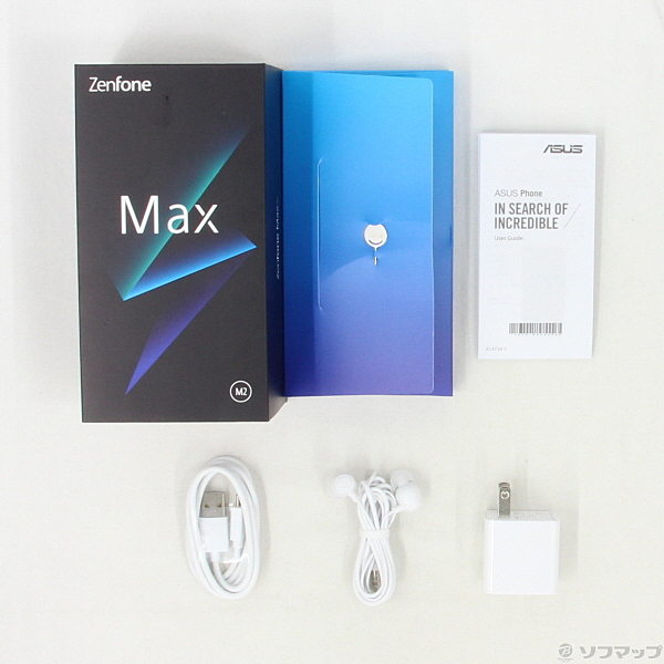 〔展示品〕 ZenFone Max M2 64GB スペースブルー ZB633KL-BL64S4 SIMフリー