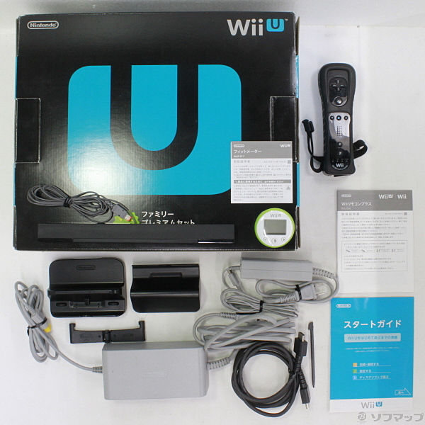 中古】Wii U すぐに遊べるファミリープレミアムセット+Wii Fit U