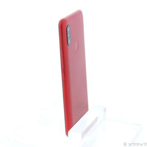 Umidigi f1 美品 赤 レッド 4GB 128GB SIMフリー UMIDIGI F1 レッド SIMフリー