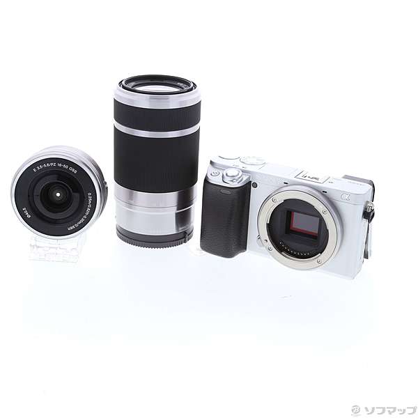 中古】α6400 ILCE-6400Y ダブルズームレンズキット シルバー [2133026577855] - リコレ！|ソフマップの中古通販サイト