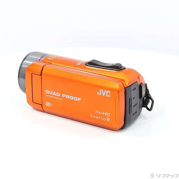 JVC ビデオカメラ Everio R オレンジ GZ-RX600-D-