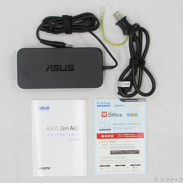 中古】〔展示品〕 Zen AiO 27 Z272SDK Z272SDK-I78700T ディープダイブ