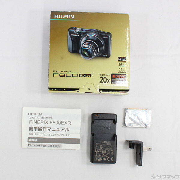 中古】セール対象品 FinePix F800EXR (1600万画素／20倍／レッド／SDXC