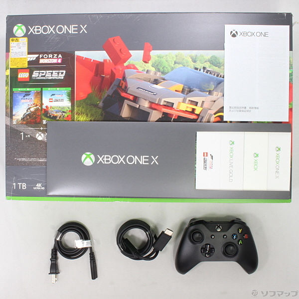 〔展示品〕 Xbox One X Forza Horizon 4 ／ Forza Horizon 4 LEGO Speed Champions 同梱版