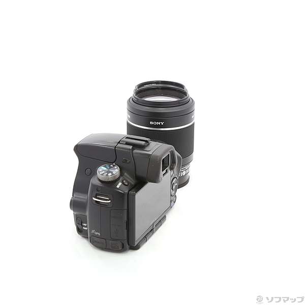 中古】α55 (SLT-A55VY) ダブルズームレンズキット (1620万画素／SDXC
