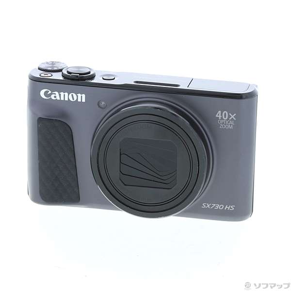 中古】PowerShot SX730 HS ブラック (2030万画素／40倍／SDXC 