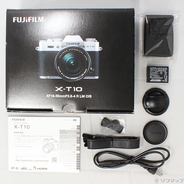 中古 Fujifilm X T10 レンズキット シルバー リコレ ソフマップの中古通販サイト