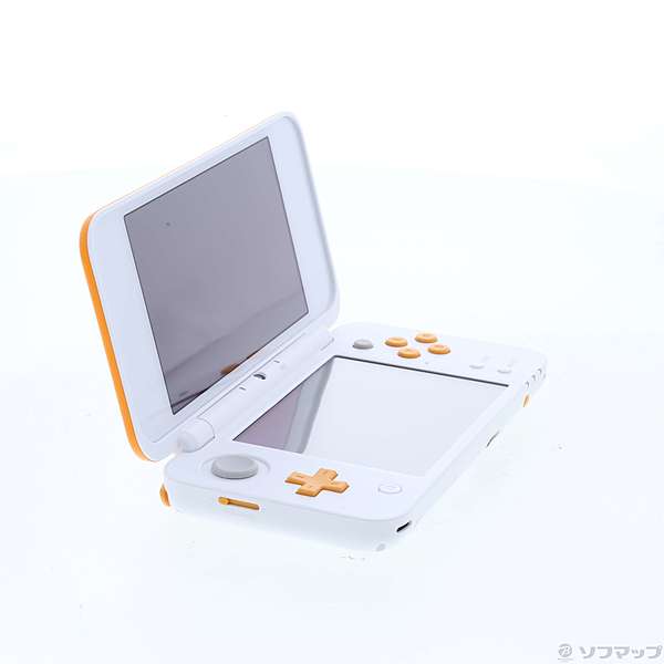 〔展示品〕 Newニンテンドー2DS LL ホワイト×オレンジ