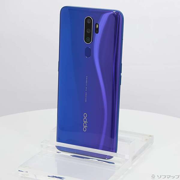 中古】OPPO A5 2020 64GB ブルー A52020B SIMフリー [2133026866546