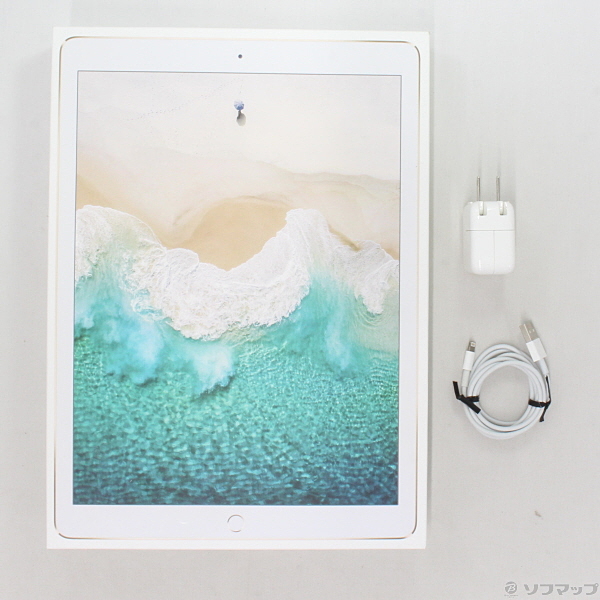 中古】iPad Pro 12.9インチ 第2世代 64GB ゴールド NQDD2J／A Wi-Fi