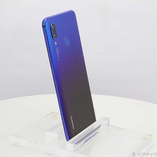 中古】HUAWEI nova3 128GB アイリスパープル NOVA3 SIMフリー