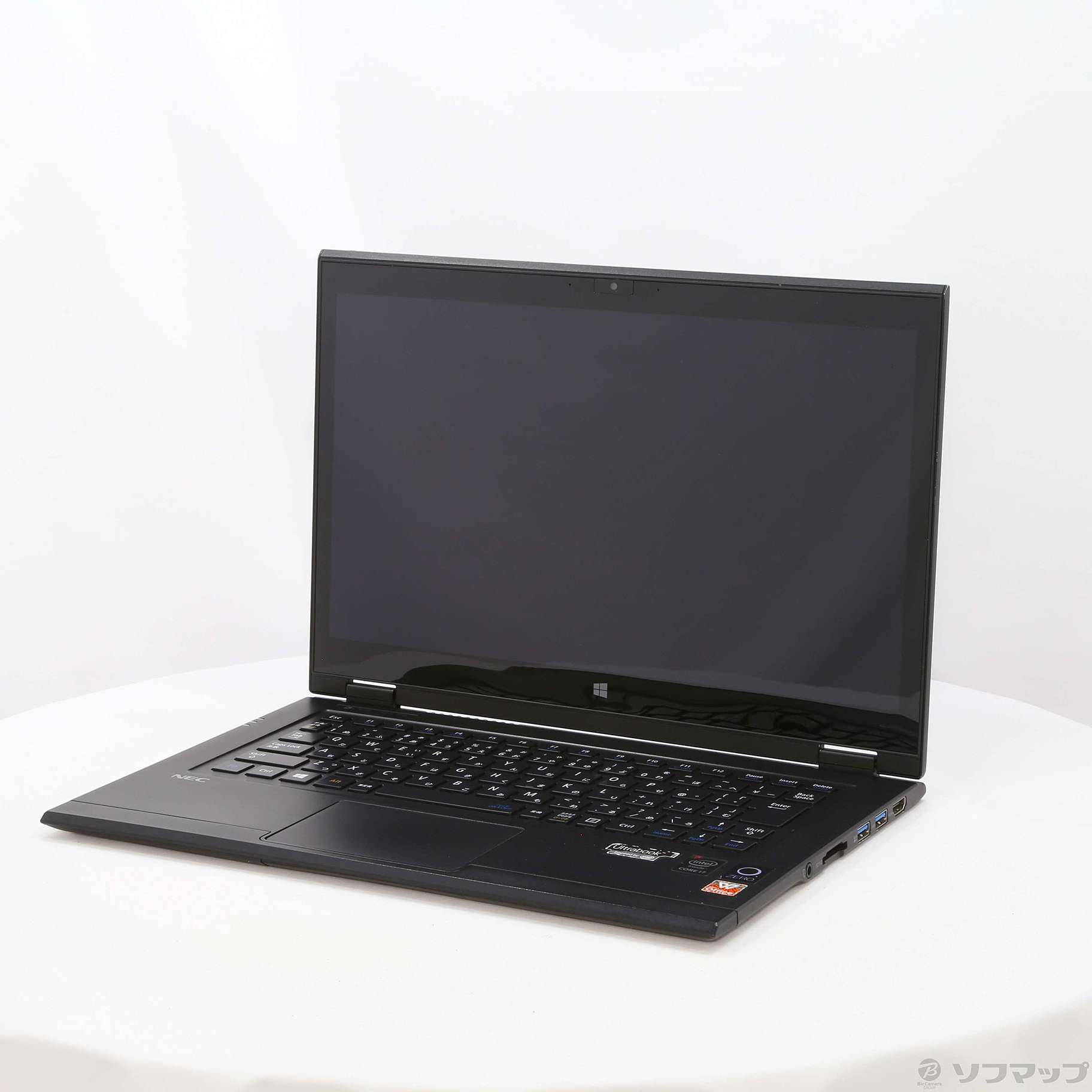 中古】LaVie Hybrid ZERO HZ750／BAB PC-HZ750BAB ストームブラック