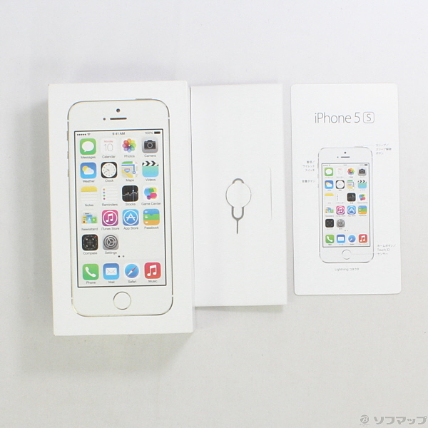 中古】iPhone5S 16GB ゴールド ME334J／A docomo [2133027000826