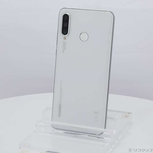 中古】HUAWEI P30 lite 64GB パールホワイト MAR-LX2J SIMフリー