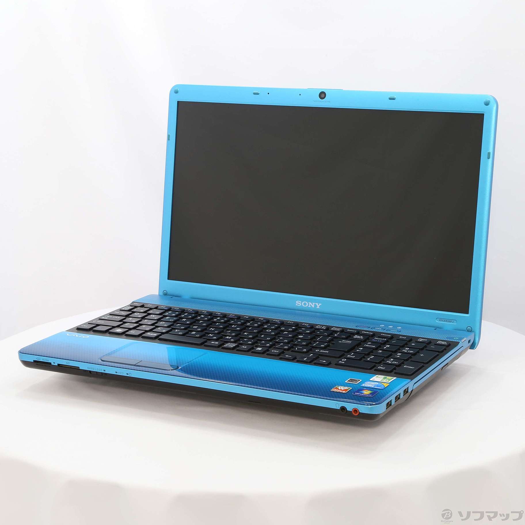 中古】格安安心パソコン VAIO E VPCEB38FJ／L ブルー 〔Windows 10