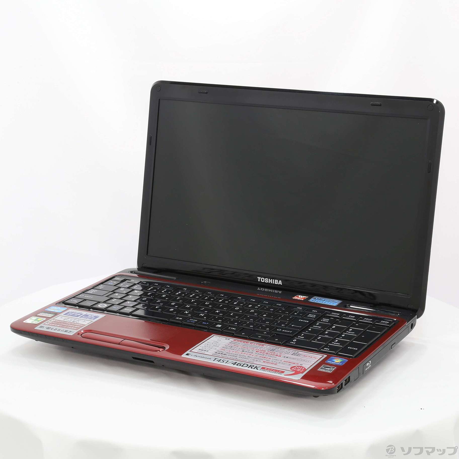 中古】格安安心パソコン dynabook T451／46DRK PT45146DBFRK 〔Windows