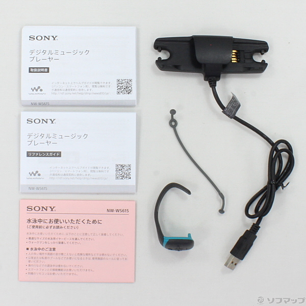 WALKMAN Wシリーズ メモリ16GB ブルー NW-WS615(L)