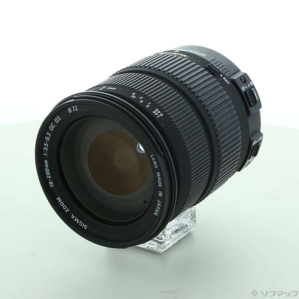 中古】SIGMA 18-200mm F3.5-6.3 DC OS (Canon用) (レンズ