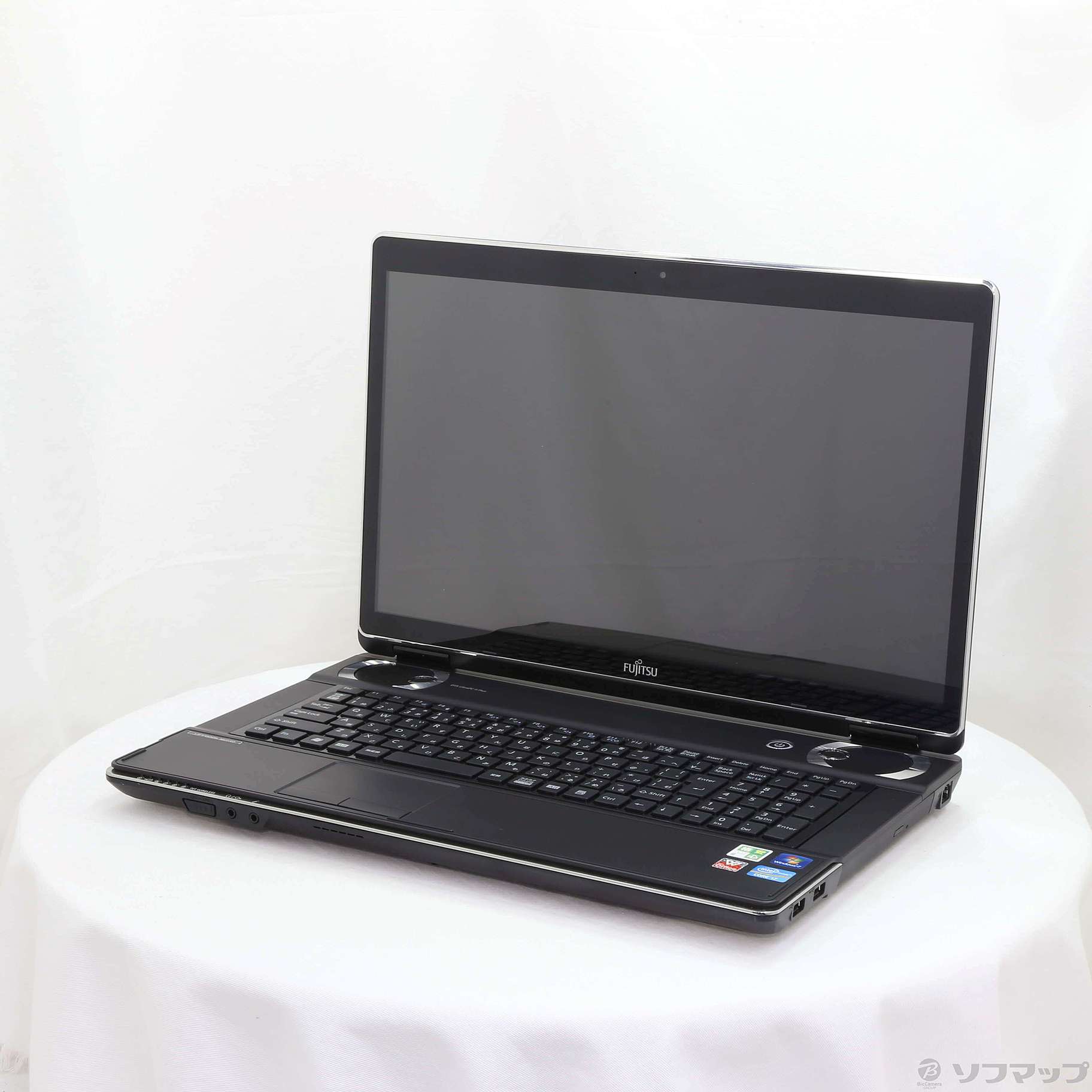 格安安心パソコン LIFEBOOK NH77／ED FMVN77ED ビターブラック 〔Windows 10〕