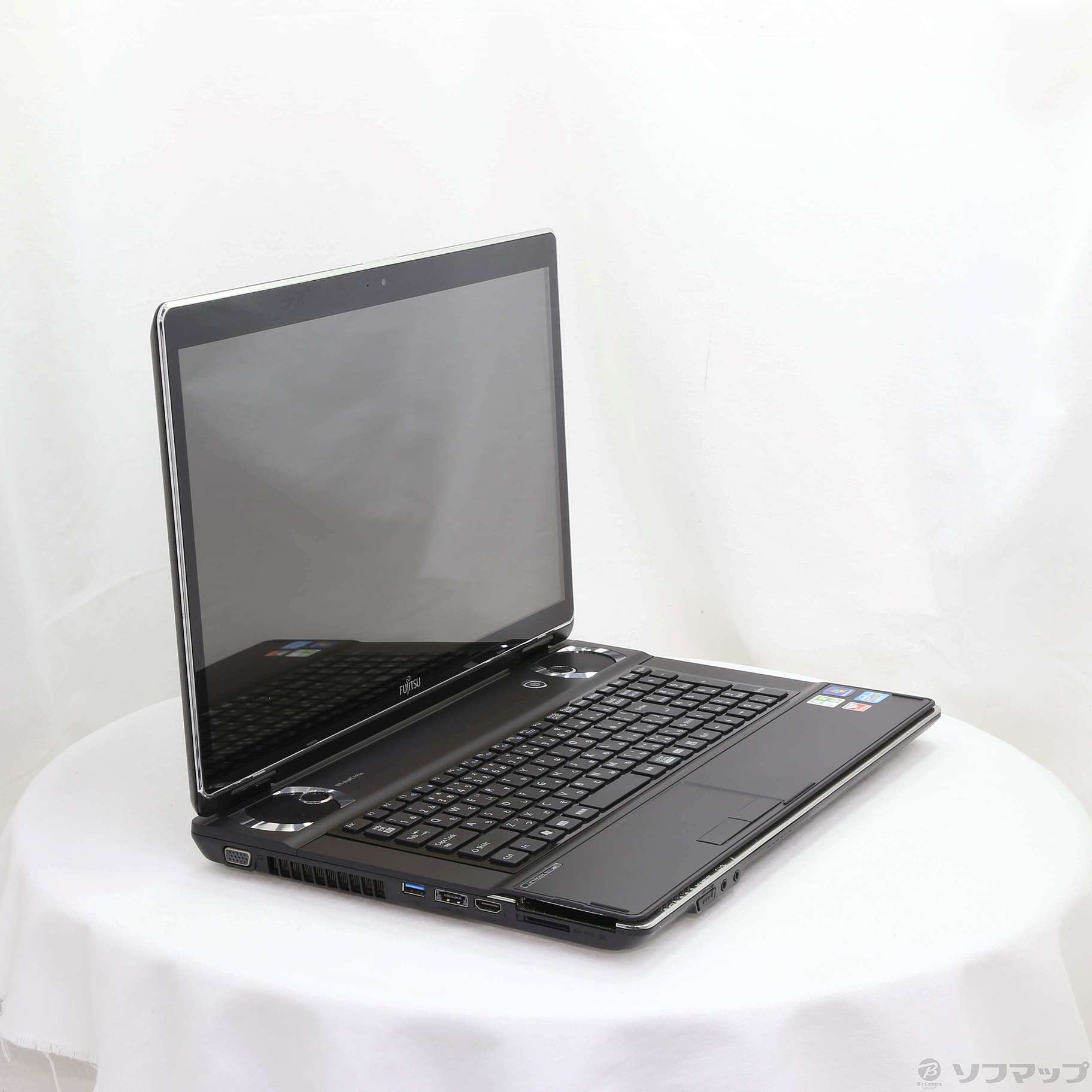 中古】格安安心パソコン LIFEBOOK NH77／ED FMVN77ED ビターブラック 〔Windows 10〕 [2133027118019]  - リコレ！|ビックカメラグループ ソフマップの中古通販サイト