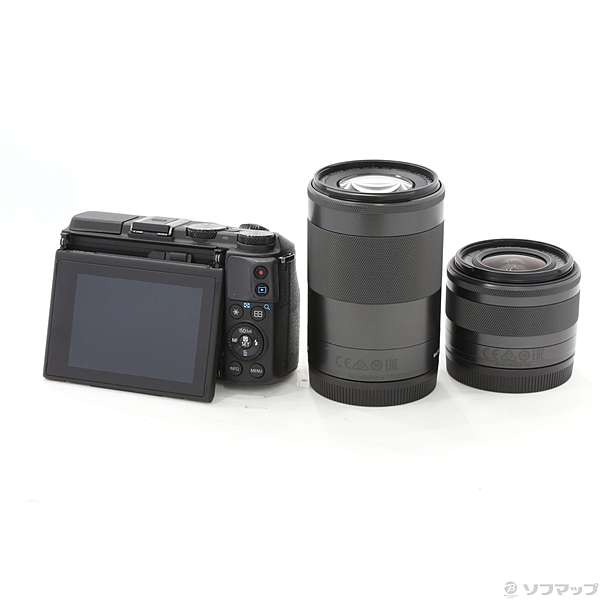 中古】EOS M3 ダブルズームキット2 BK (2420万画素／SDXC／ブラック) [2133027142892] -  リコレ！|ビックカメラグループ ソフマップの中古通販サイト