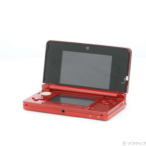 ラッピング無料】 フレアレッド 3DS ニンテンドー 赤 860 任天堂 付属