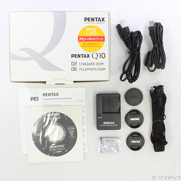 中古】PENTAX Q10 ダブルズームキット ブラック (1240万画素／SDXC) ◇06/21(月)値下げ！ [2133027196314] -  リコレ！|ビックカメラグループ ソフマップの中古通販サイト