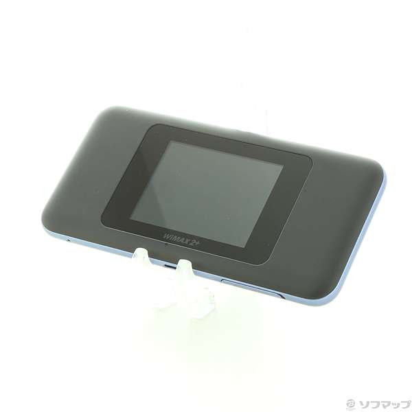中古】Speed Wi-Fi NEXT W06 HWD37MKU ブラック×ブルー UQ mobile 