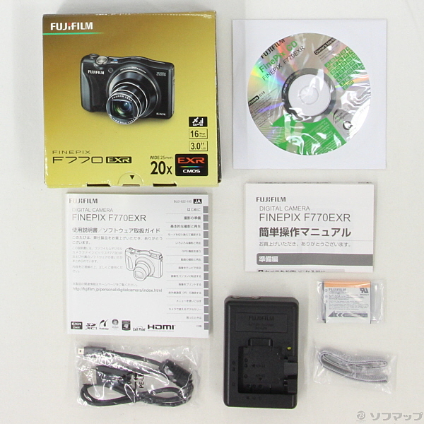 FinePix F770EXR (1600万画素／20倍／ホワイト／SDXC)