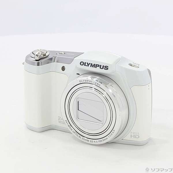 中古】OLYMPUS SZ-16 (1600万画素／24倍／ホワイト) [2133027252164