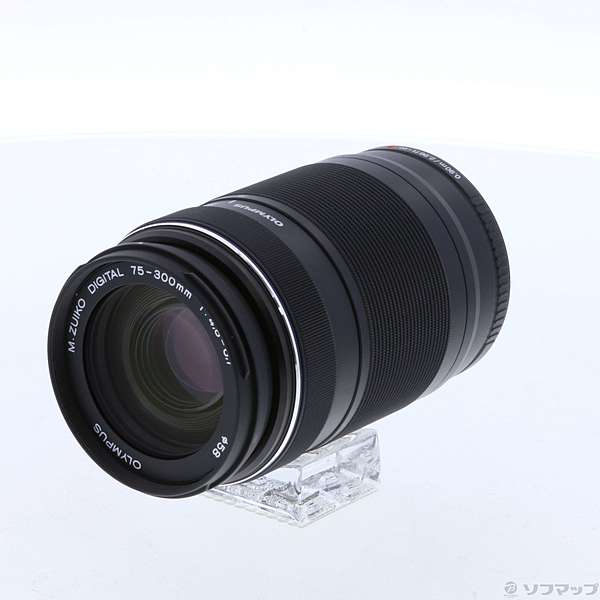 中古】M.ZUIKO DIGITAL ED 75-300mm F4.8-6.7 II ブラック