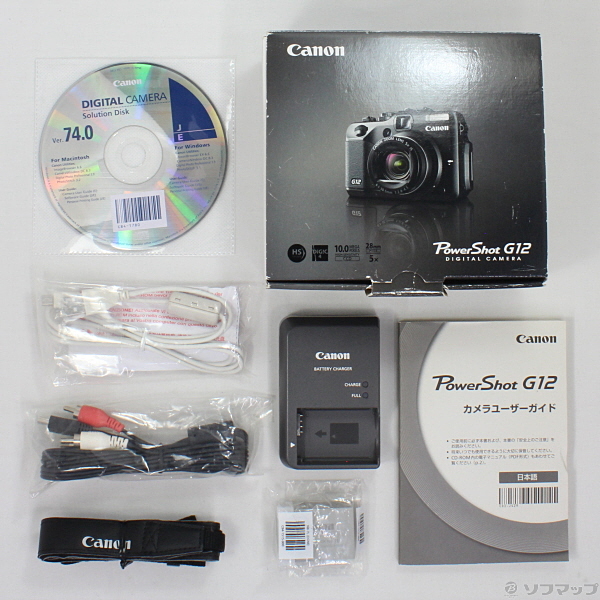 中古】PowerShot G12 (1000万画素／5倍／SDXC) [2133027354639