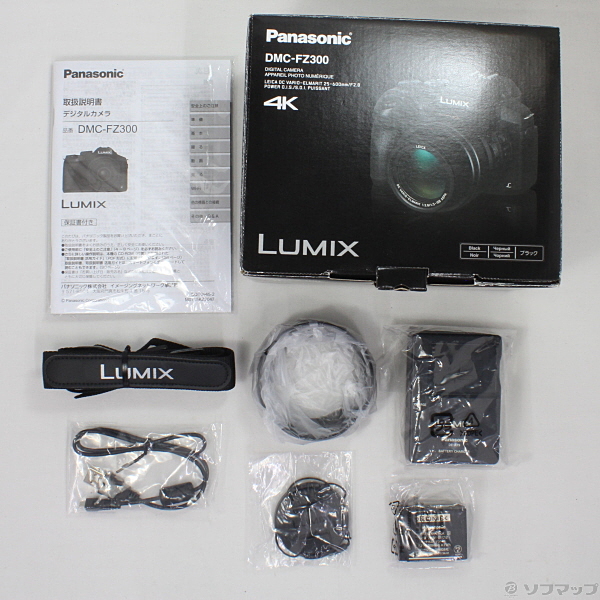 中古】LUMIX DMC-FZ300-K (1210万画素／24倍／ブラック／SDXC 
