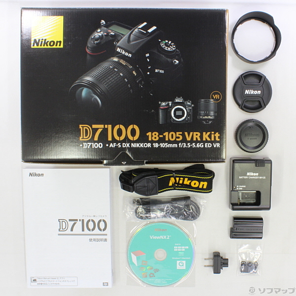 品)Nikon デジタル一眼レフカメラ D7100 18-105VRレンズキット AF-S DX