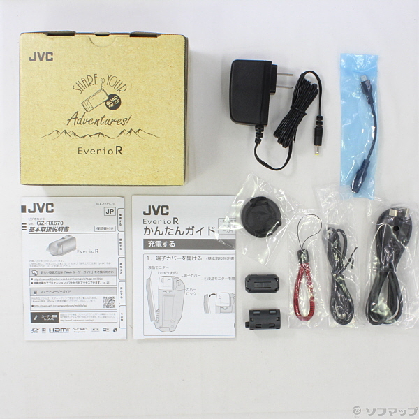 Victor・JVC GZ-RX670-D ヒンジ故障 - カメラ