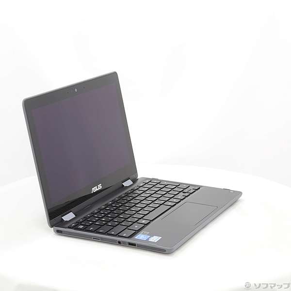 中古】Chromebook Flip C214MA C214MA-BW0028 ダークグレー