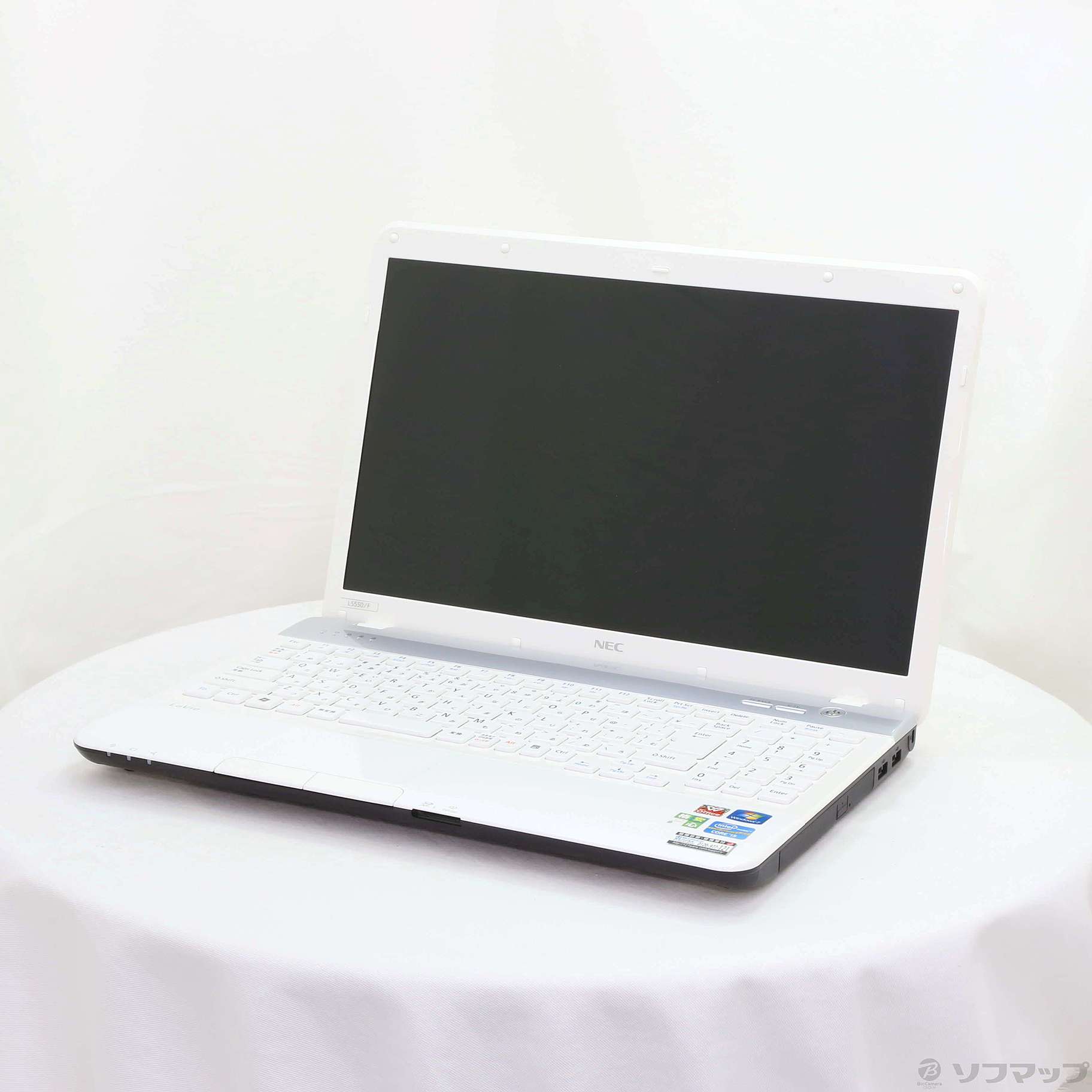 中古】格安安心パソコン LaVie S PC-LS550FS1YW エクストラホワイト