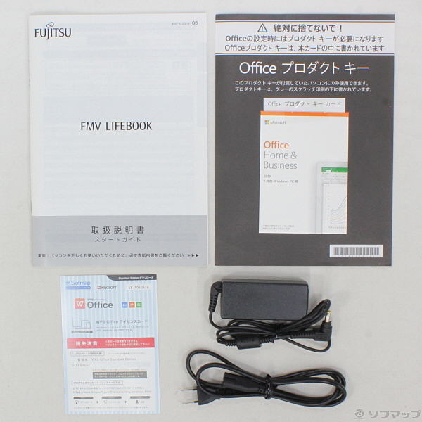 中古】LIFEBOOK UH80／D2 FMVU80D2BC ピクトブラック 〔Windows 10