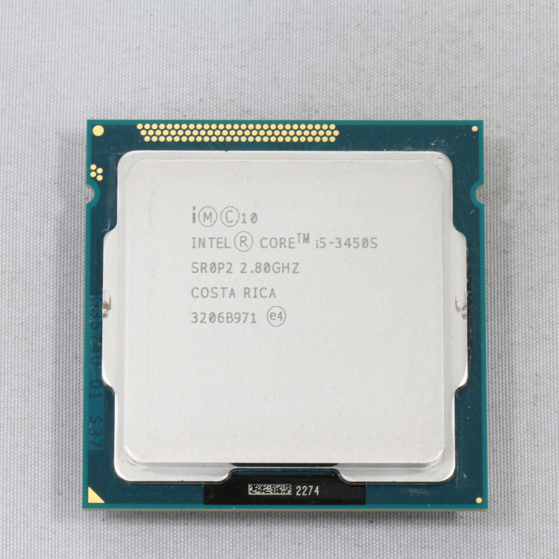 ★Intel Core i5-3450S SR0P2 2.80GHz 2個セット 動作確認済★中古① 3450s 車用品・バイク用品 中古 intel Core i シリーズ i5-3450S