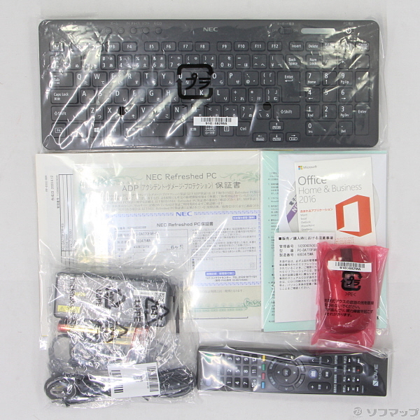 中古】LAVIE Desk All-in-one PC-DA770FAR-E3 クランベリーレッド