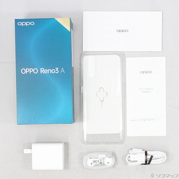 中古】OPPO Reno3 A 128GB ブラック CPH2013BK SIMフリー ...