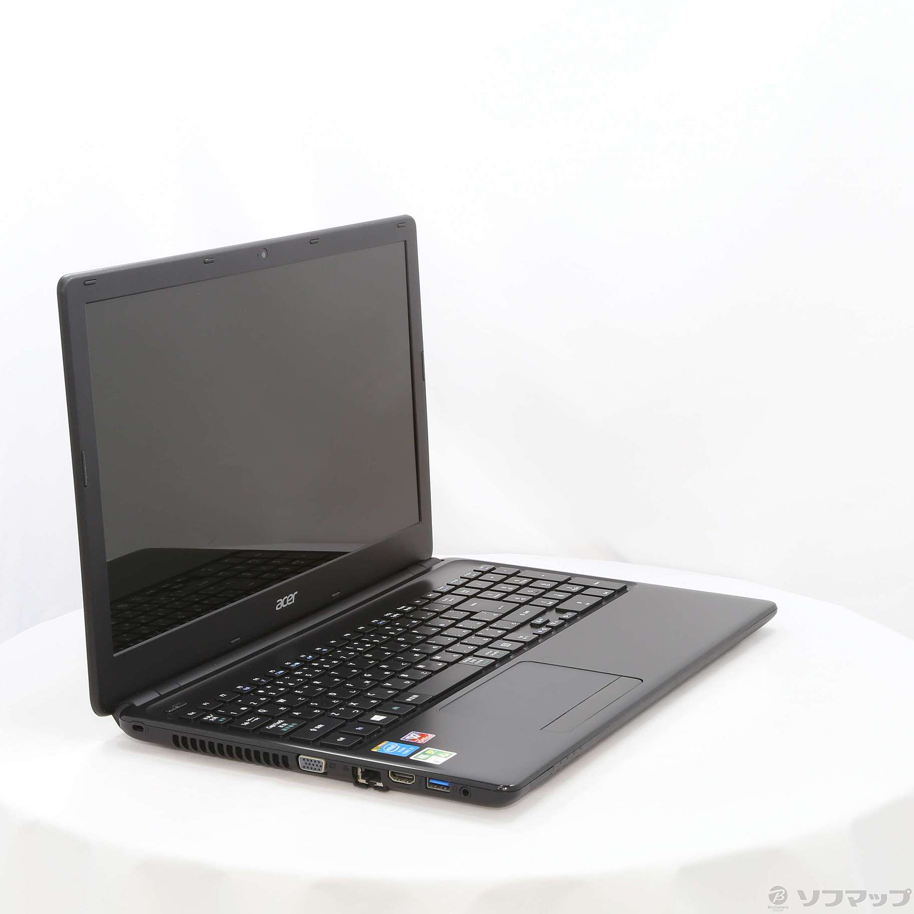 中古】Aspire E1 E1-572-A54D クラリネットブラック 〔Windows 10 