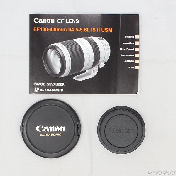 中古品 Canon Ef 100 400mm F4 5 5 6l Is Ii Usm レンズ の通販はソフマップ Sofmap