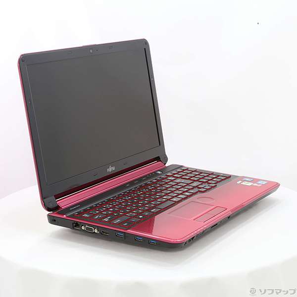 中古】格安安心パソコン LIFEBOOK AH55／H FMVA55HMG マゼンダ 